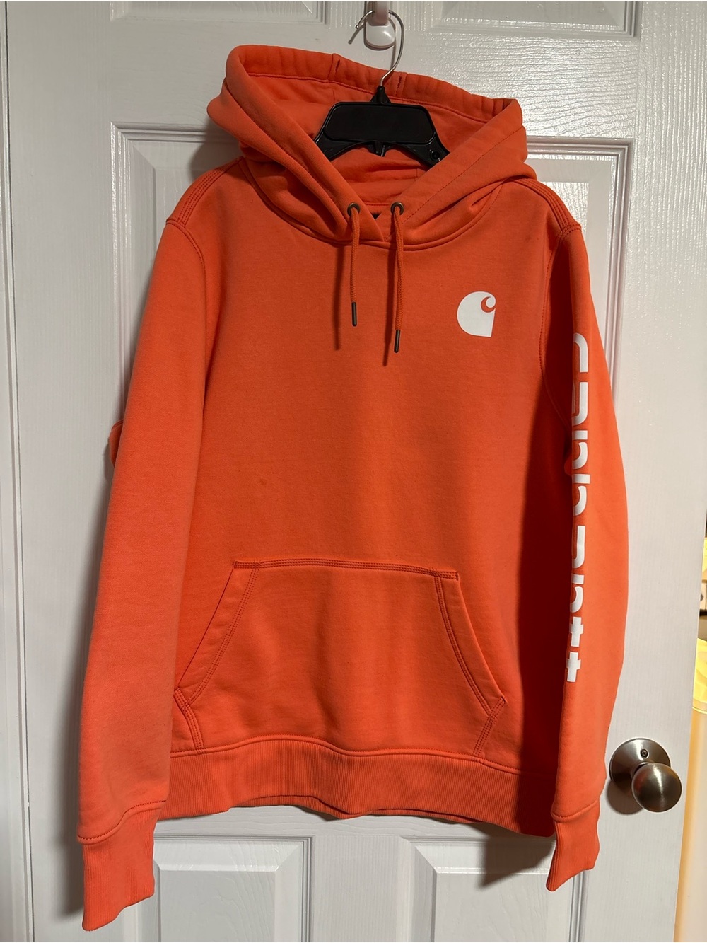 Carhartt Women's Iconic Clarksburg Relaxed Fit Graphic Sleeve Pullover- Size L